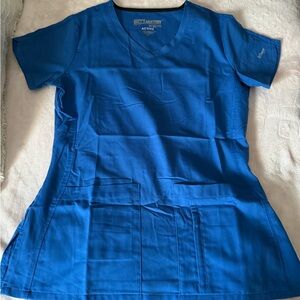 Grey's Anatomy Royal Blue Short Sleeve Scrub Top